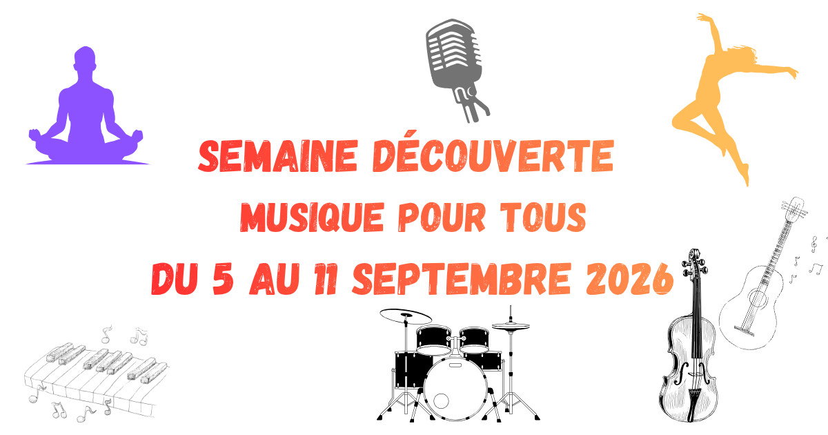 SEMAINE DÉCOUVERTE 2026 - 2027